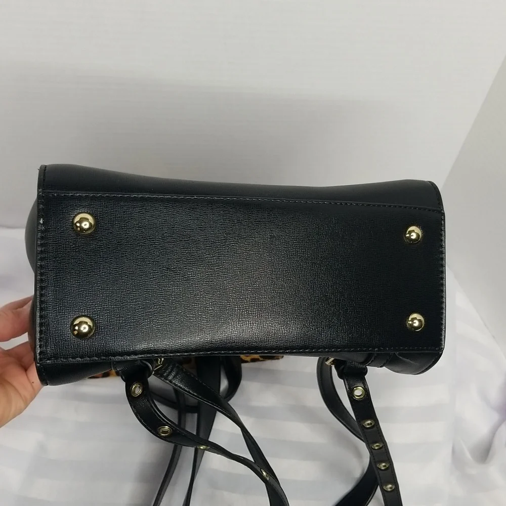 CARVELA BACKPACK WITH LEOPARD PRINT FLAP